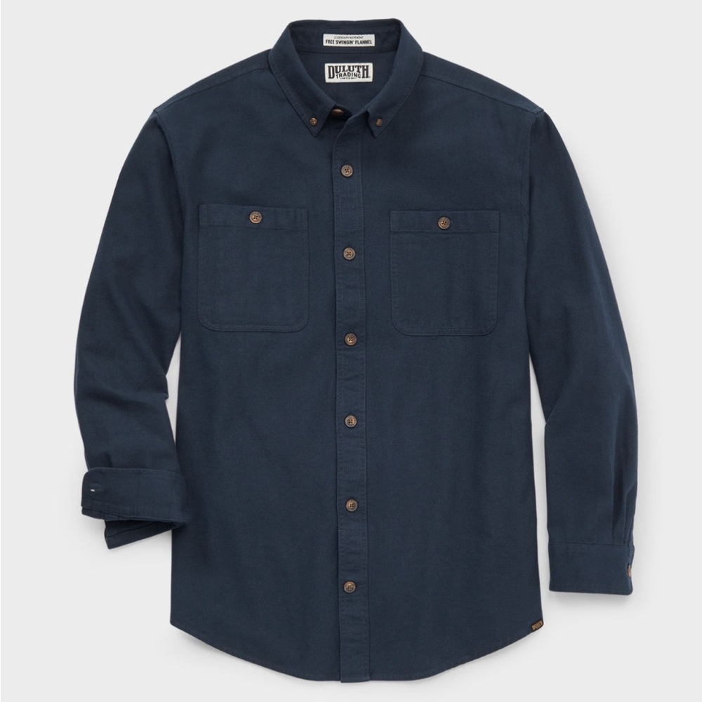 Duluth Trading Co. Mens Men’s 
MagnaReady Magnetic Relaxed Fit Flannel Shirt